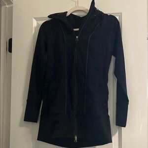 Black Zip-Up Hoodie